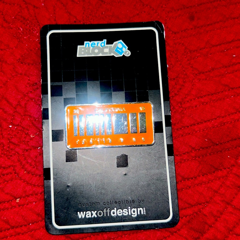 NWT Nerd Block California Pin